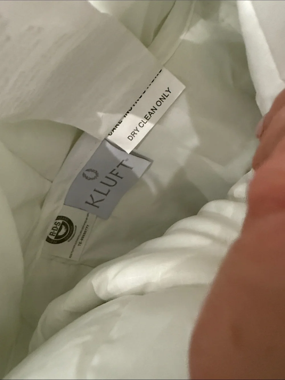 NIP Kluft Down Mattress Pad, Queen size $795 MSRP